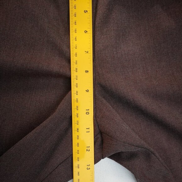 Anne Taylor Factory Ladies Size 12 Dark Rose Slight Flare Dress Pants - Picture 11 of 12